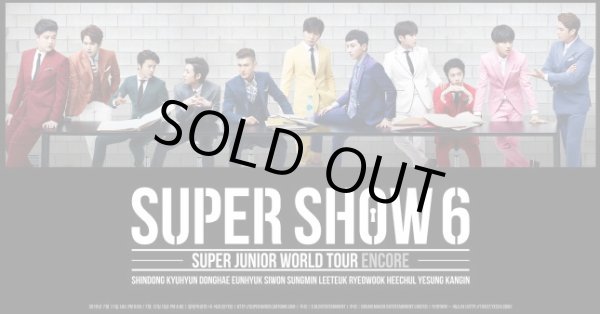 画像1: SUPER JUNIOR WORLD TOUR [SUPER SHOW 6 ENCORE] (1)