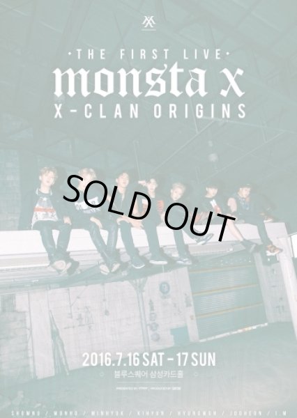 画像1: MONSTA X THE FIRST LIVE ＂X CLAN ORIGINS＂ (1)