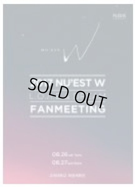 画像1: 2017 NU‘EST W FANMEETING ‘L．O．Λ ．E ＆ DREAM’  (1)