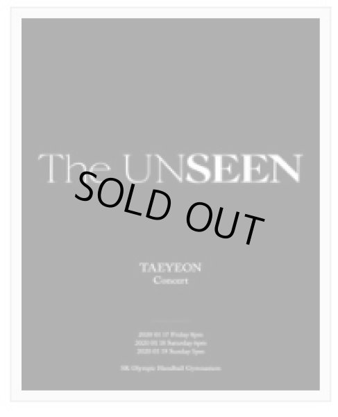 画像1: TAEYEON CONCERT- THE UNSEEN (1)