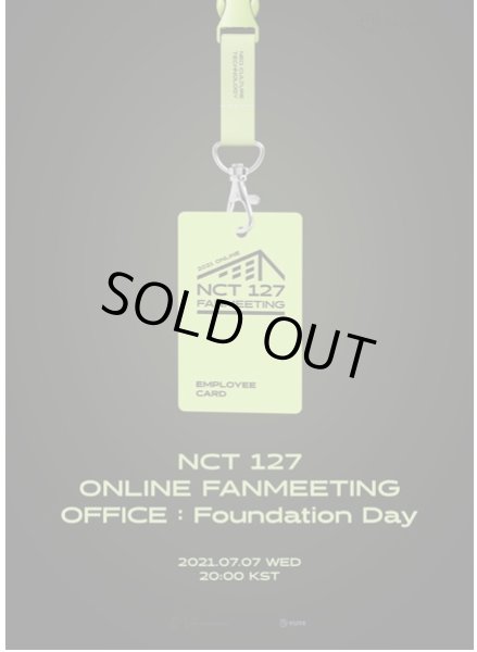 画像1: Beyond LIVE - NCT 127 ONLINE FANMEETING ＇OFFICE : Foundation Day  (1)