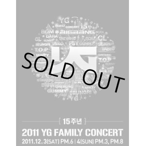 画像: 2011　YG　FAMILY　CONCERT