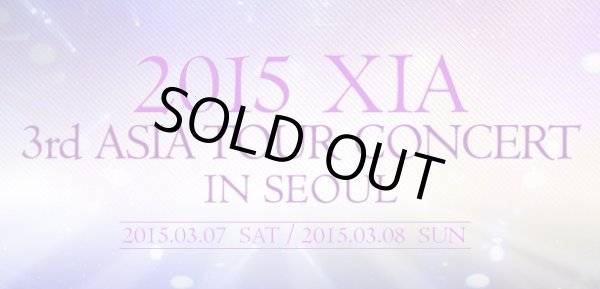 画像1: XIA 3rd ASIA TOUR CONCERT IN SEOUL