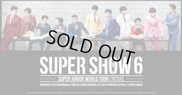 画像1: SUPER JUNIOR WORLD TOUR [SUPER SHOW 6 ENCORE]