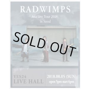 画像: RADWIMPS Asia Live Tour 2018 in Seoul