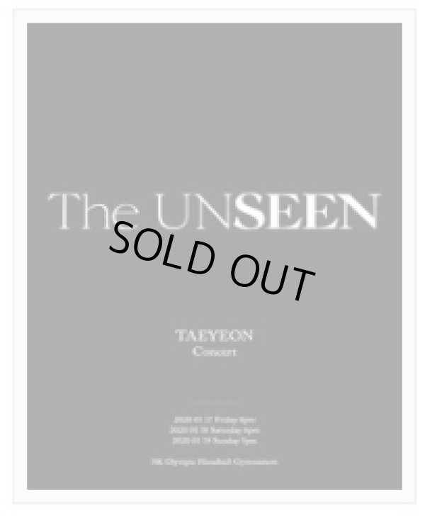 画像1: TAEYEON CONCERT- THE UNSEEN