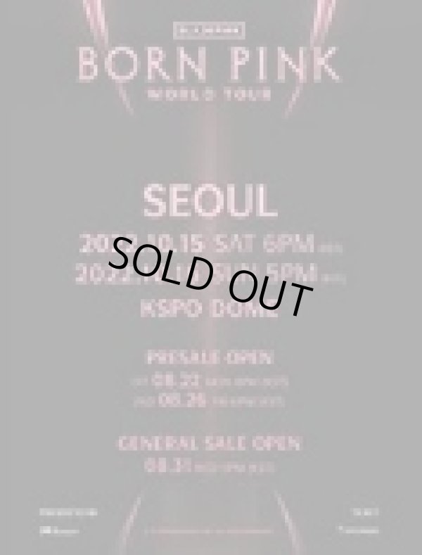 画像1: BLACKPINK WORLD TOUR [BORN PINK] SEOUL