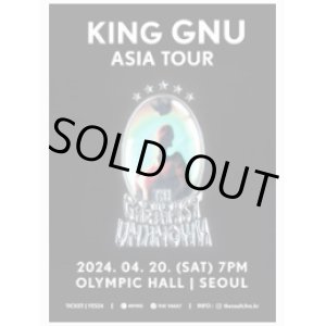 画像: King Gnu Asia Tour ‘THE GREATEST UNKNOWN’ in Seoul