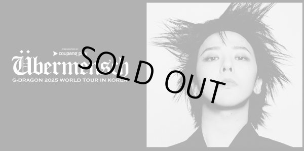 画像1: G-DRAGON 2025 WORLD TOUR ［Ubermensch］ IN KOREA, presented by Coupang Play 