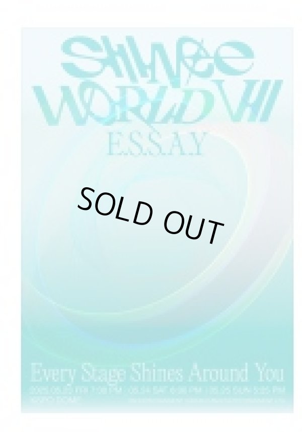 画像1: SHINee WORLD VII [E.S.S.A.Y] (Every Stage Shines Around You)
