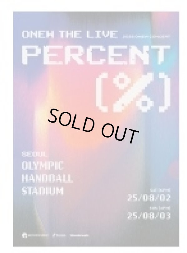 画像1: 2025 ONEW CONCERT [ONEW THE LIVE : PERCENT (%)] IN SEOUL